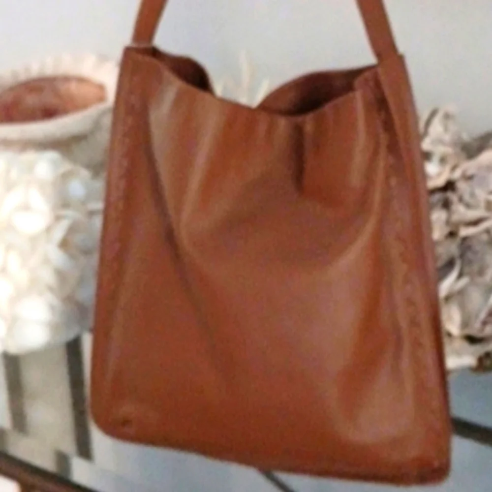 GORGEOUS VERY RARE BRAIDED VINTAGE LARGE COACH WEST END HOBO BAG - Picture 6 of 17